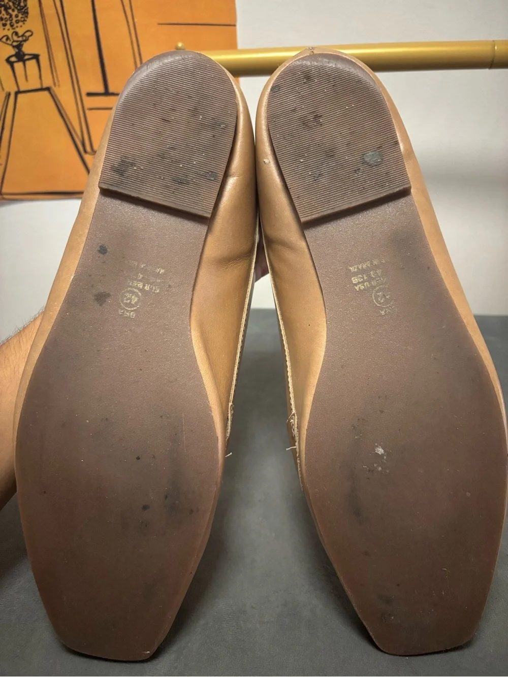 Tan Leather Loafers